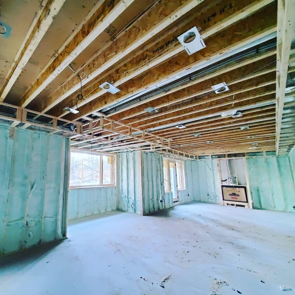 Insulation and Drywall