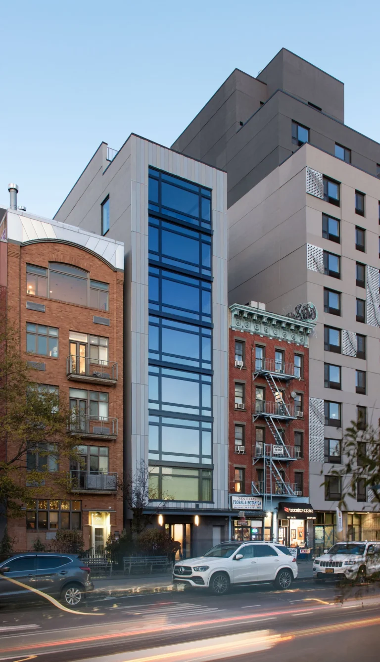 New York passive house architects 8 storey condo 768x1338